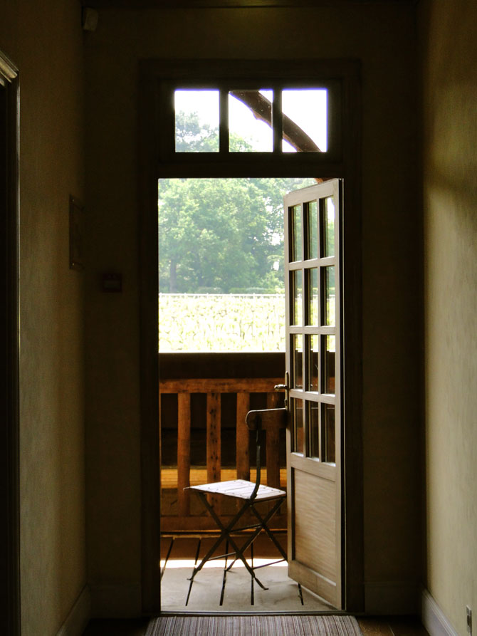 An open door Chateau Smith Haut Lafitte