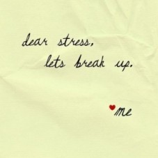 Great quote about stress