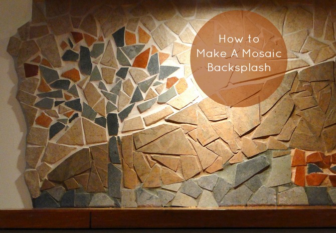 How do you make a mosaic tile pattern?