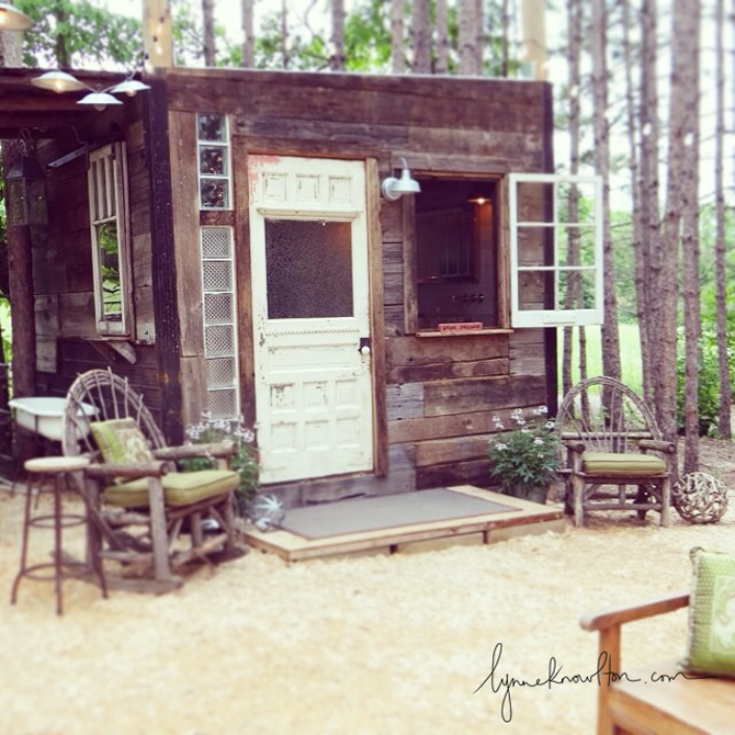 #DIY Tiny Cabin. Less is the New MORE http://www.lynneknowlton.com/tiny-cabin/