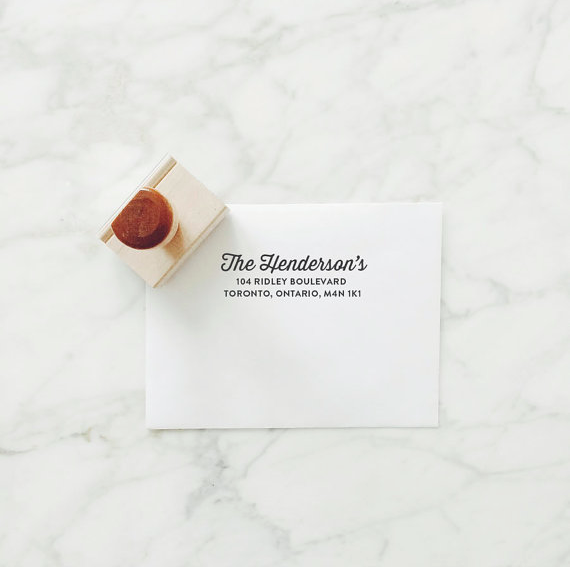 Stamp made from Etsy