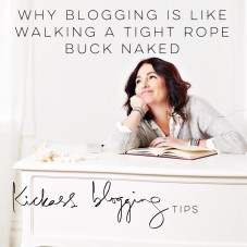Why blogging is like walking a tight rope buck naked