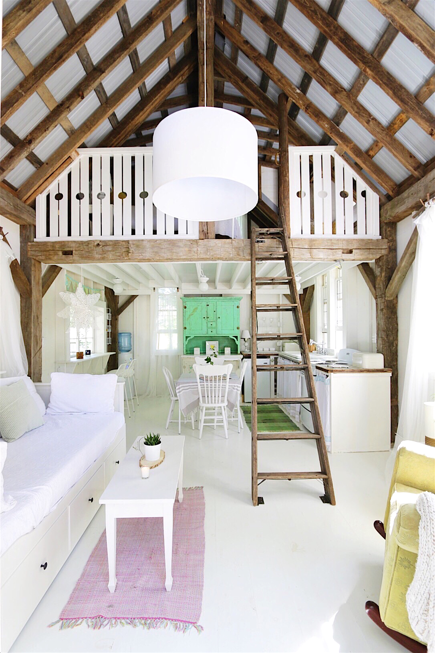 cabin-white-interior - Design The Life You Want To Live