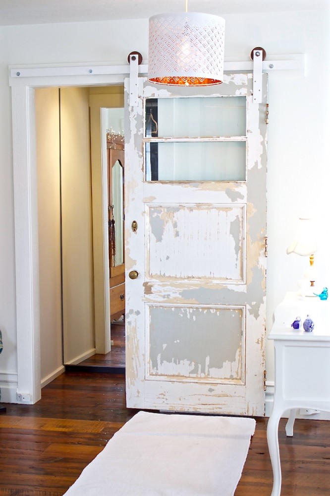 DIY Barn door hardware wheels sold on the blog www.lynneknowlton.com/store