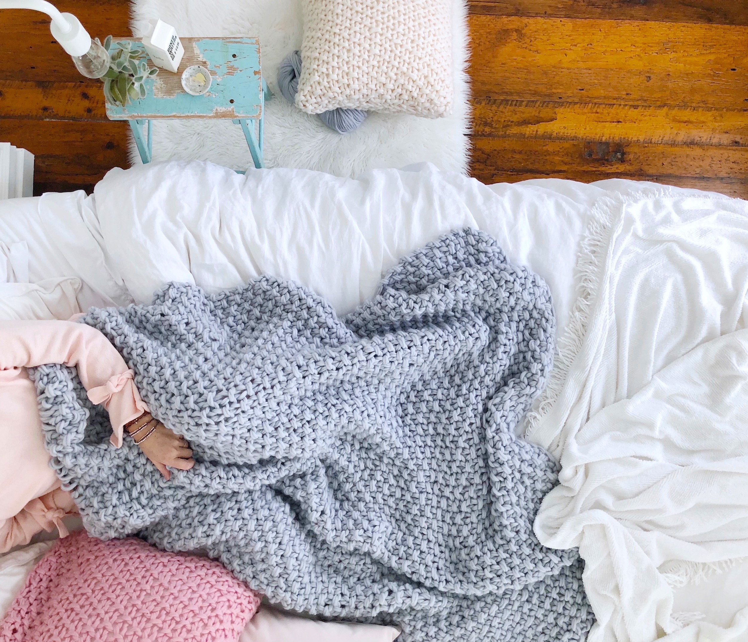 Free Chunky Knit Blanket Pattern A In Weekend Easy How To Make A Chunky Knit Blanket Everything You Need Gorgeous