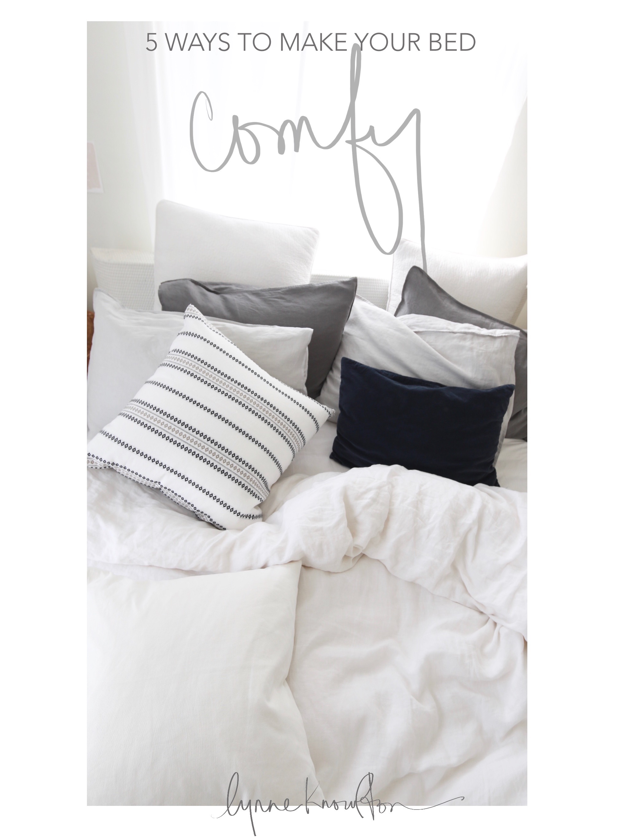 How to make your bed theeee most comfy place on earth + my fave shows on Netflix