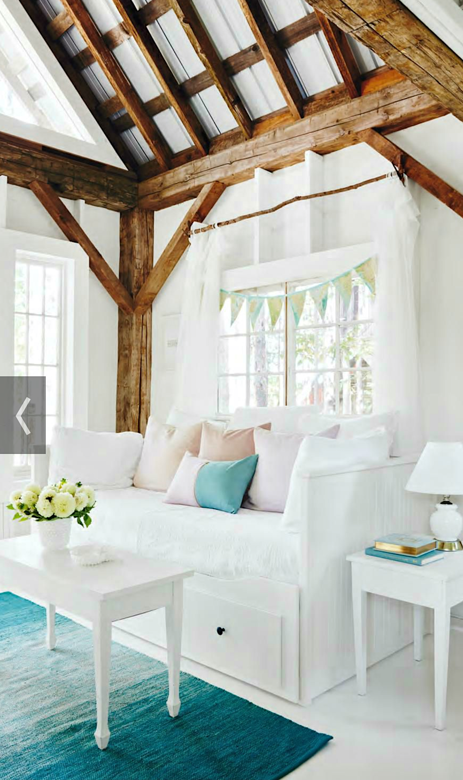 See more of the tiny house cabin (by Lynne Knowlton) featured in Style At Home magazine August 2017 issue!